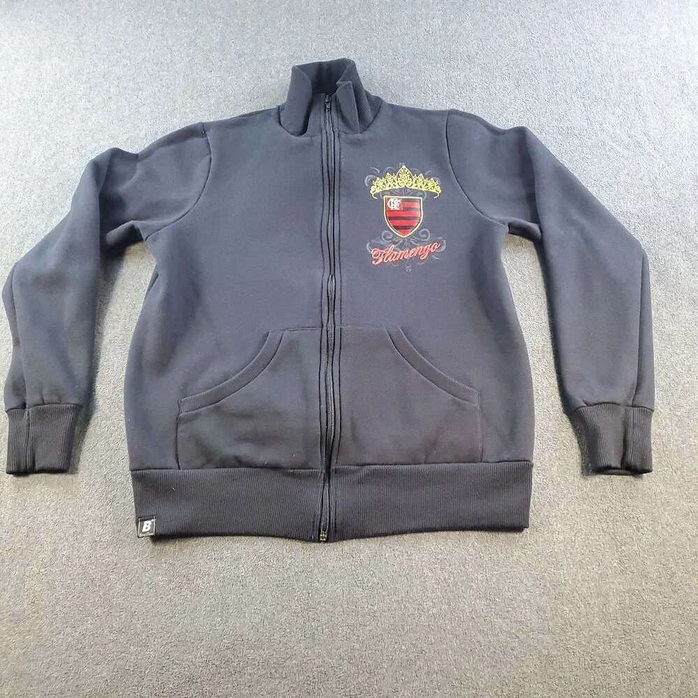 2004 Clube de Regatas do Flamengo jacket Youth Size Medium  Black